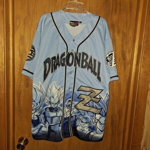 Vintage DRAGON BALL Z BASEBALL JERSEY SHIRT  MEN’S size medium